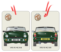 MG RV8 1993-95 (UK version) Air Freshener